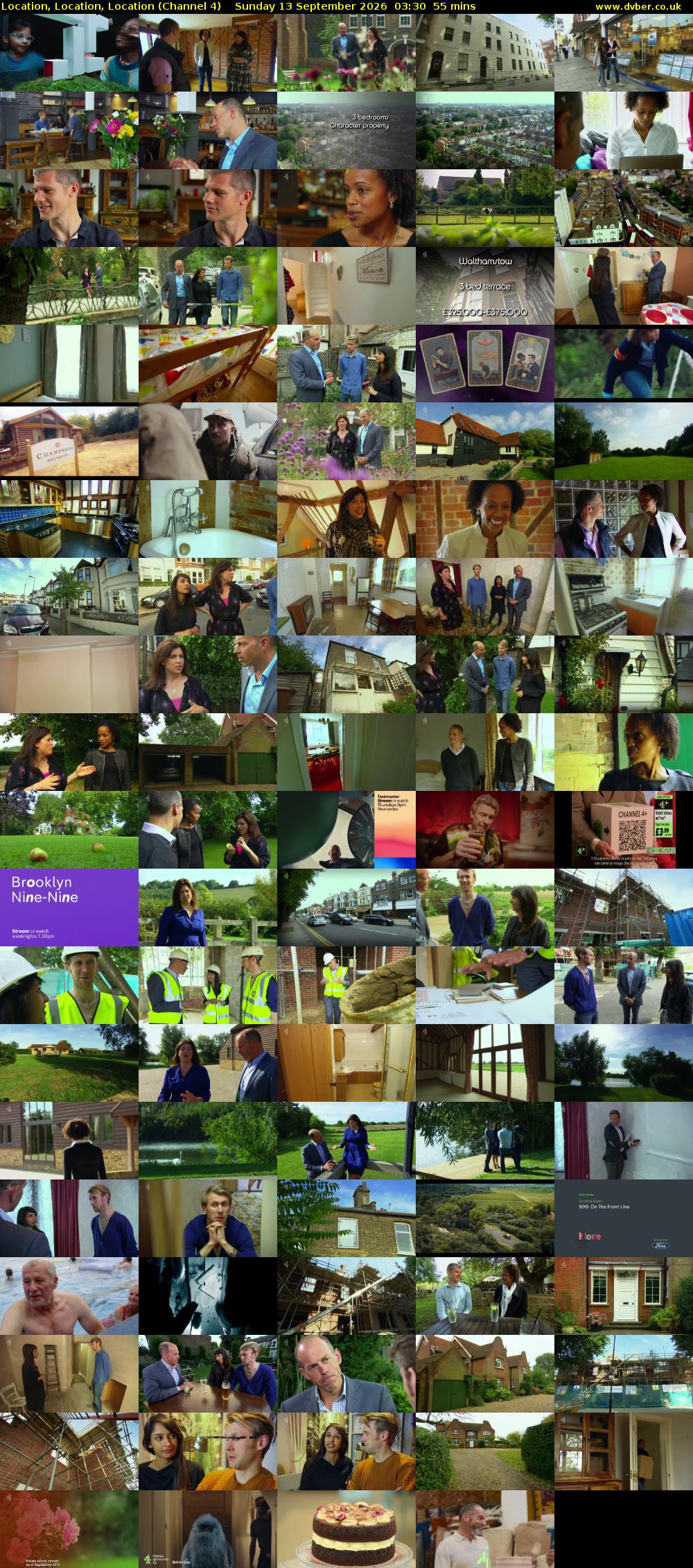 Location, Location, Location (Channel 4) Sunday 13 September 2026 03:30 - 04:25