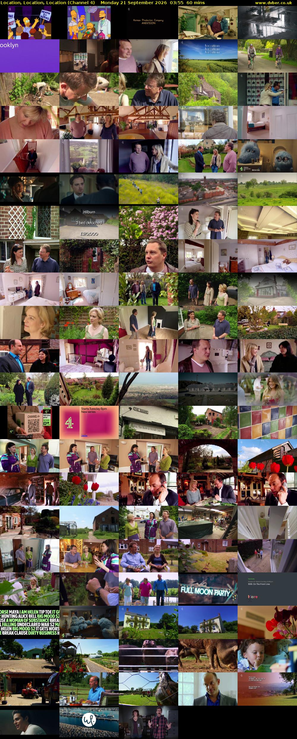 Location, Location, Location (Channel 4) Monday 21 September 2026 03:55 - 04:55