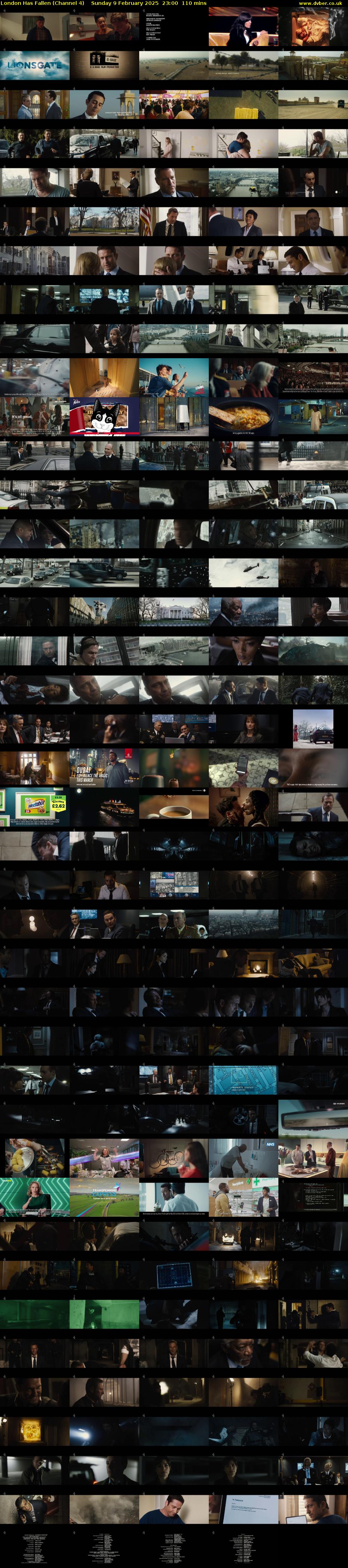 London Has Fallen (Channel 4) Sunday 9 February 2025 23:00 - 00:50