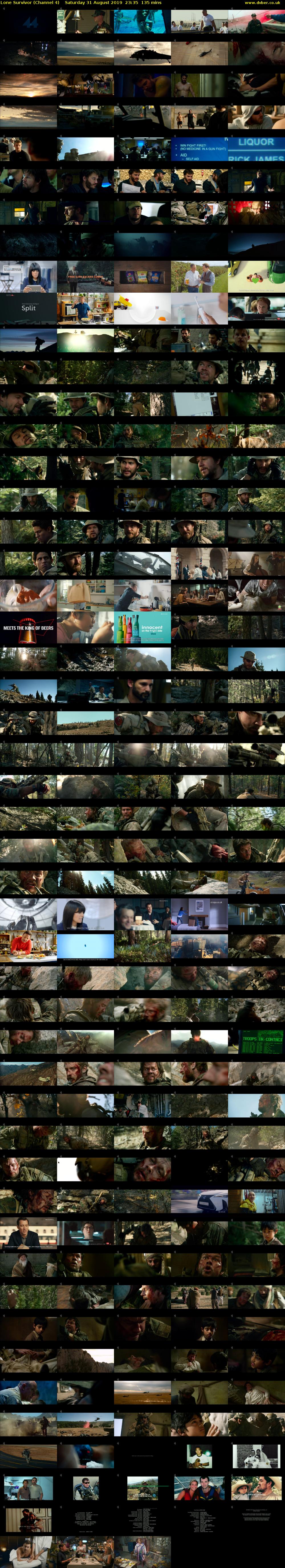Lone Survivor (Channel 4) Saturday 31 August 2019 23:35 - 01:50