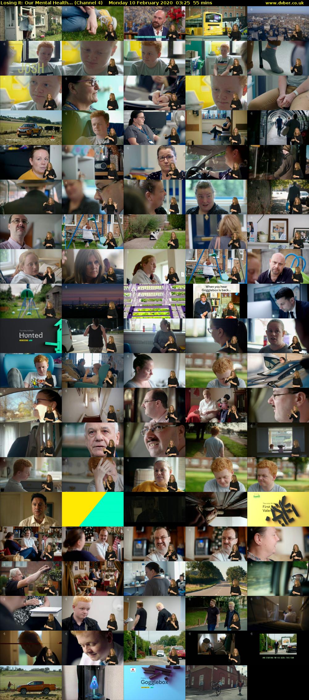Losing It: Our Mental Health... (Channel 4) Monday 10 February 2020 03:25 - 04:20