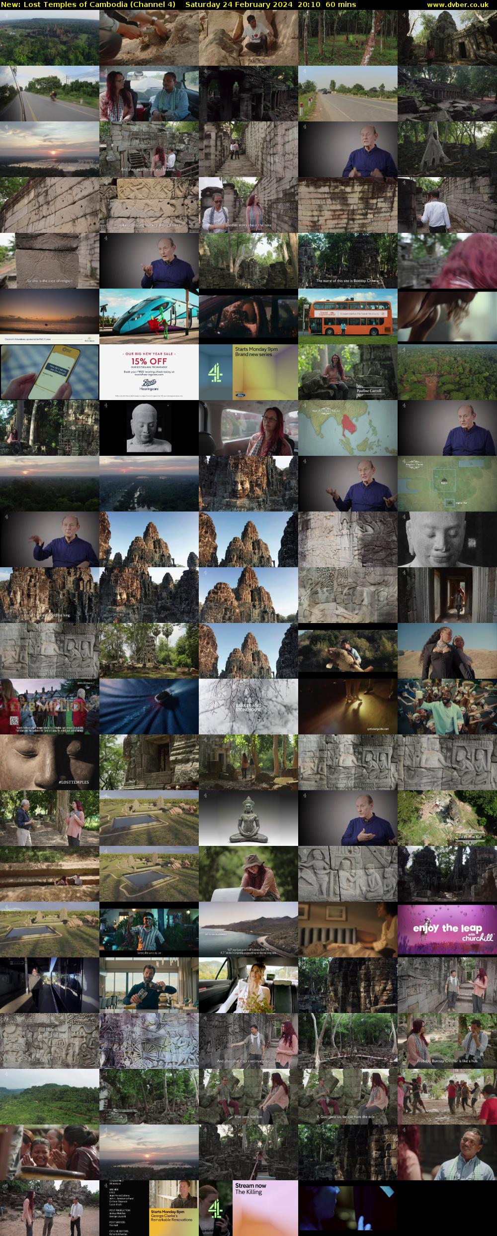 Lost Temples of Cambodia (Channel 4) Saturday 24 February 2024 20:10 - 21:10