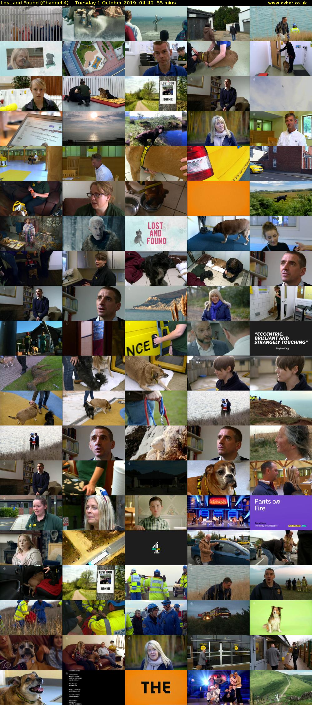 Lost and Found (Channel 4) Tuesday 1 October 2019 04:40 - 05:35