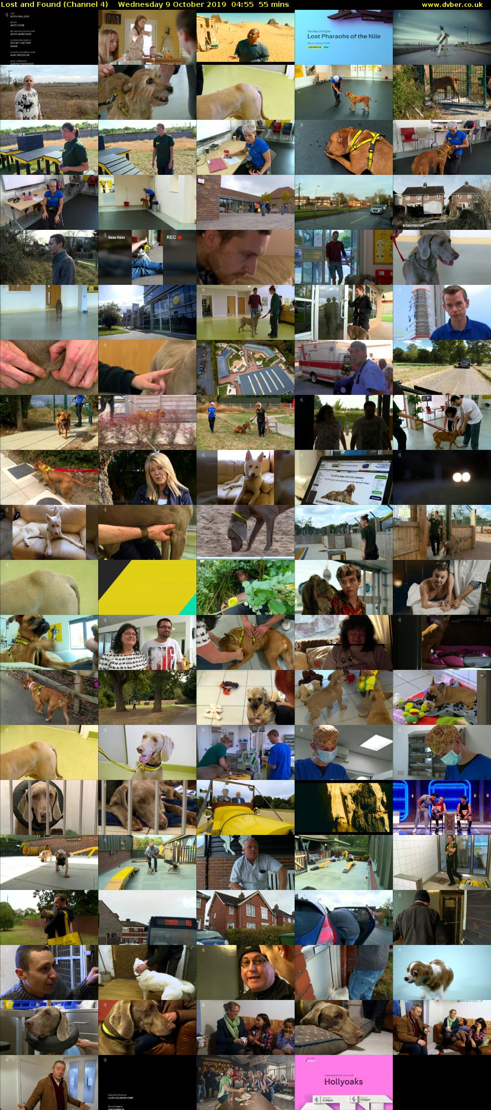 Lost and Found (Channel 4) Wednesday 9 October 2019 04:55 - 05:50