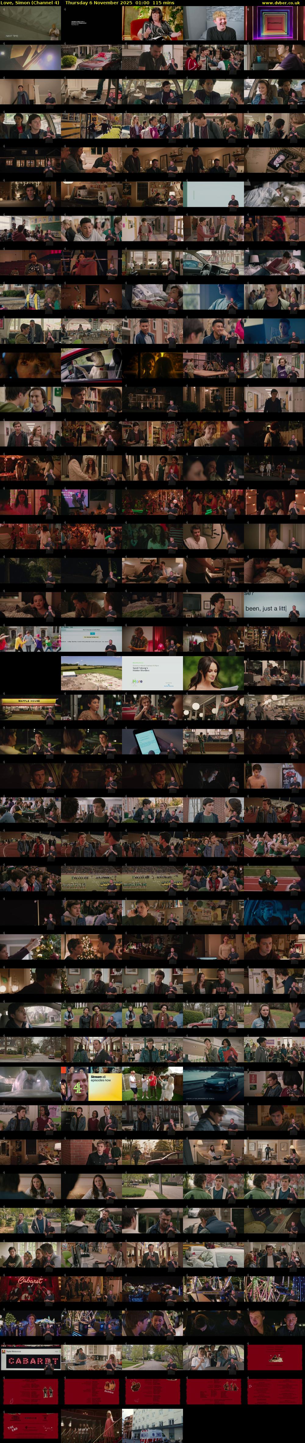 Love, Simon (Channel 4) Thursday 6 November 2025 01:00 - 02:55