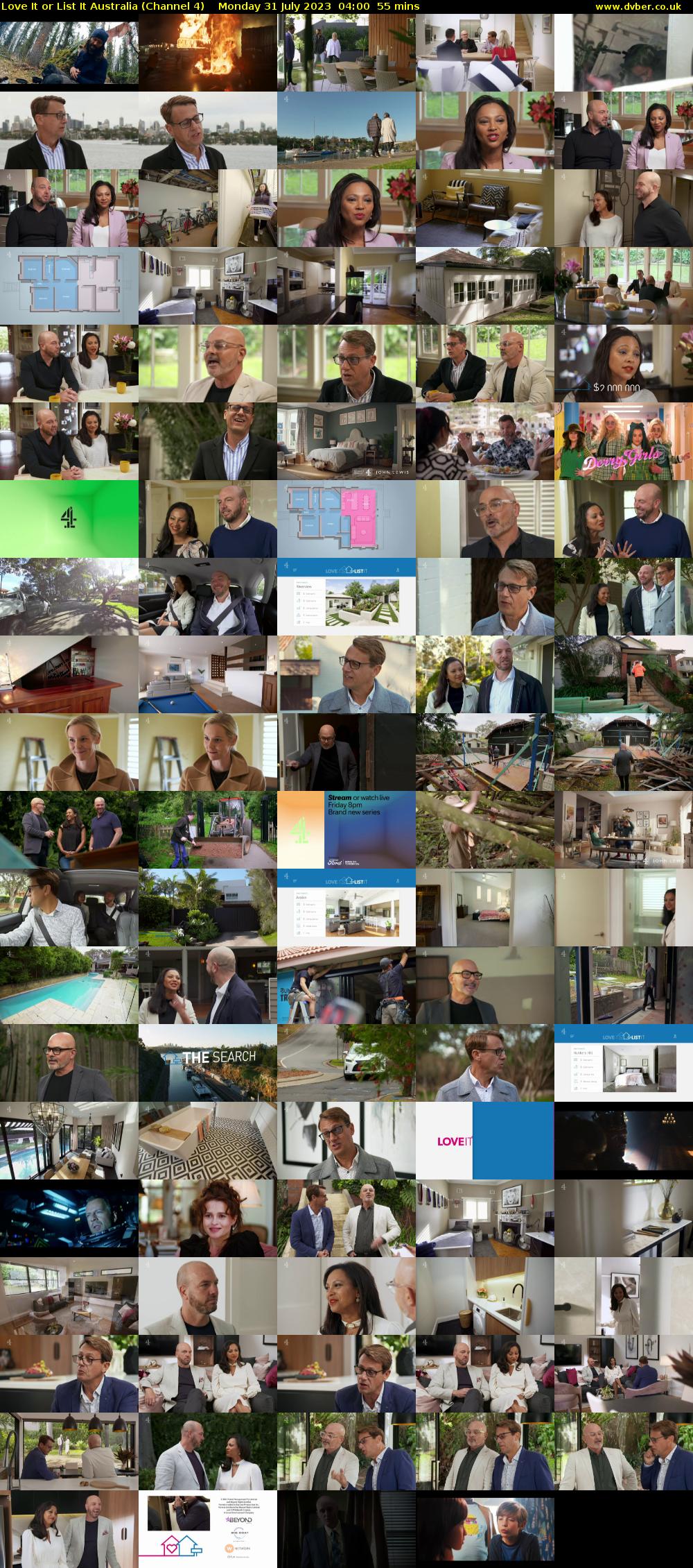 Love It or List It Australia (Channel 4) Monday 31 July 2023 04:00 - 04:55