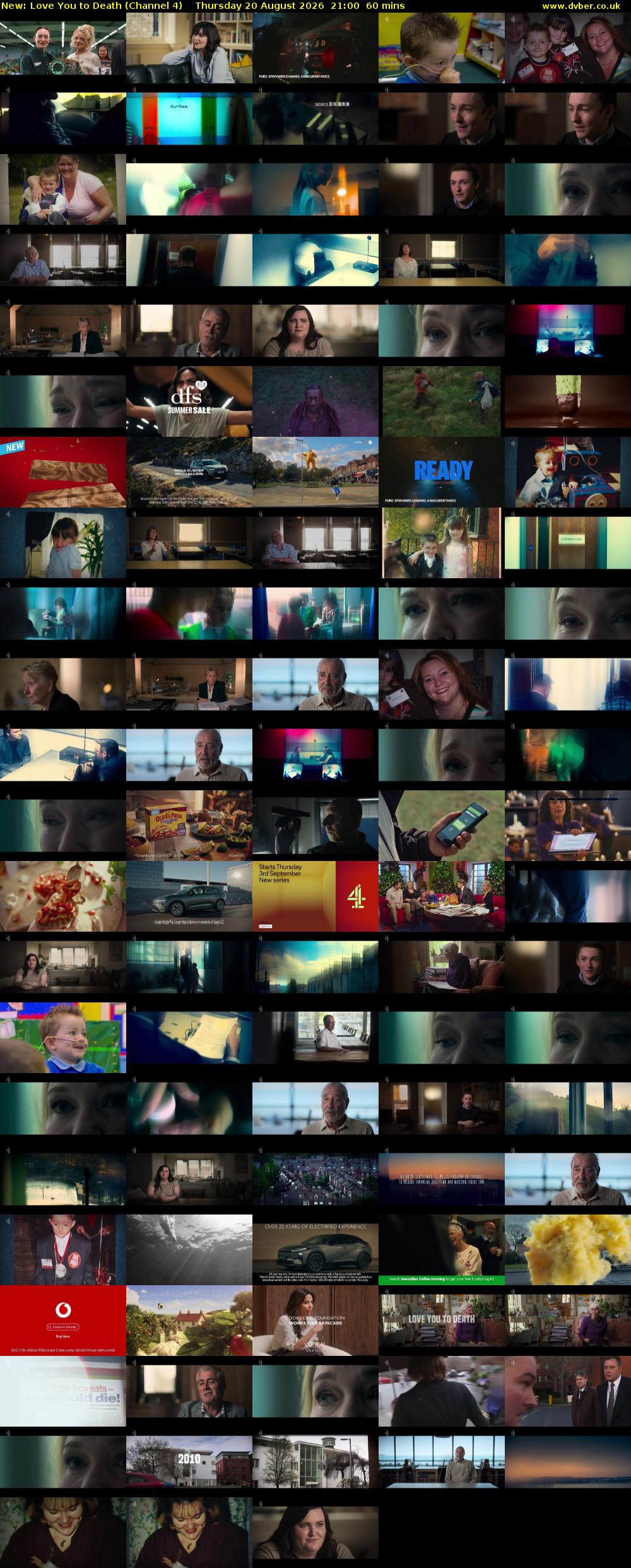 Love You to Death (Channel 4) Thursday 20 August 2026 21:00 - 22:00