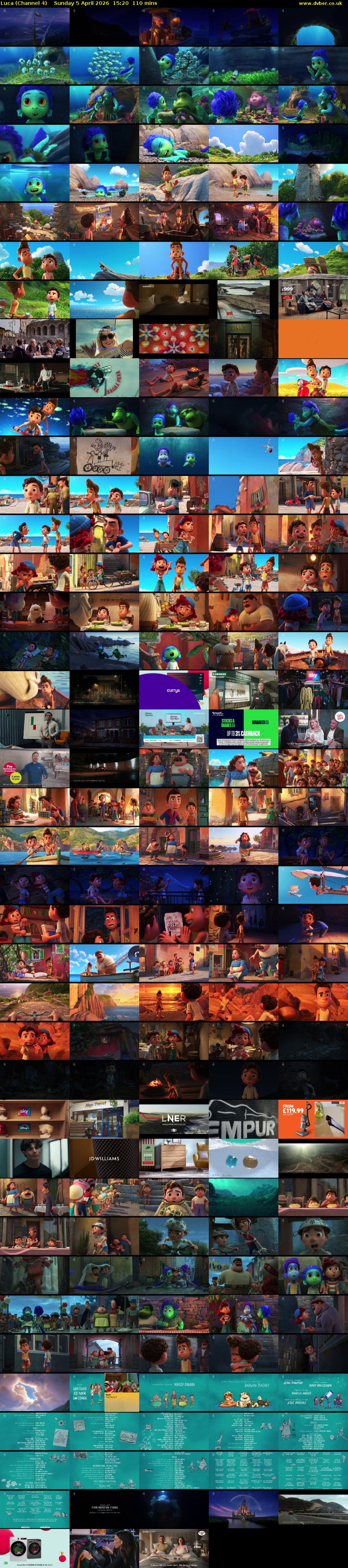 Luca (Channel 4) Sunday 5 April 2026 15:20 - 17:10