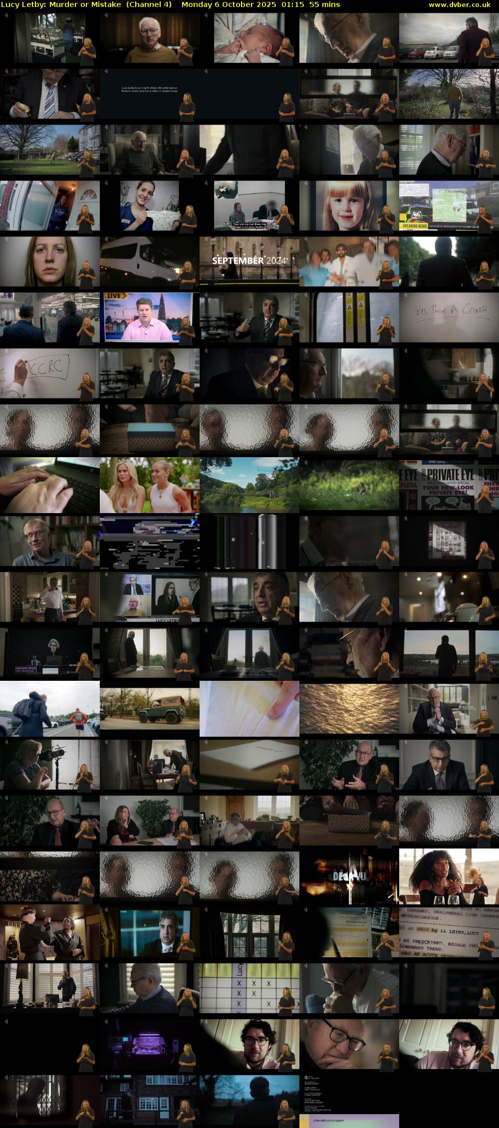 Lucy Letby: Murder or Mistake  (Channel 4) Monday 6 October 2025 01:15 - 02:10