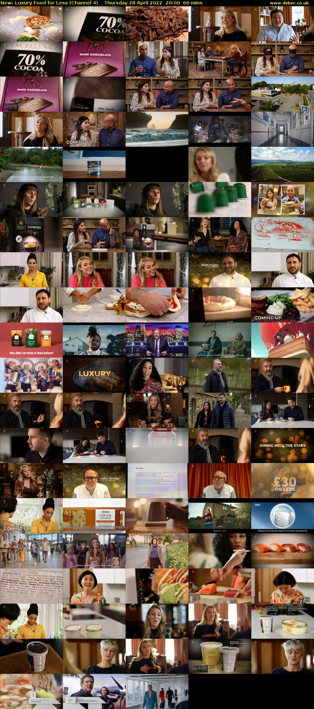 Luxury Food for Less (Channel 4) Thursday 28 April 2022 20:00 - 21:00