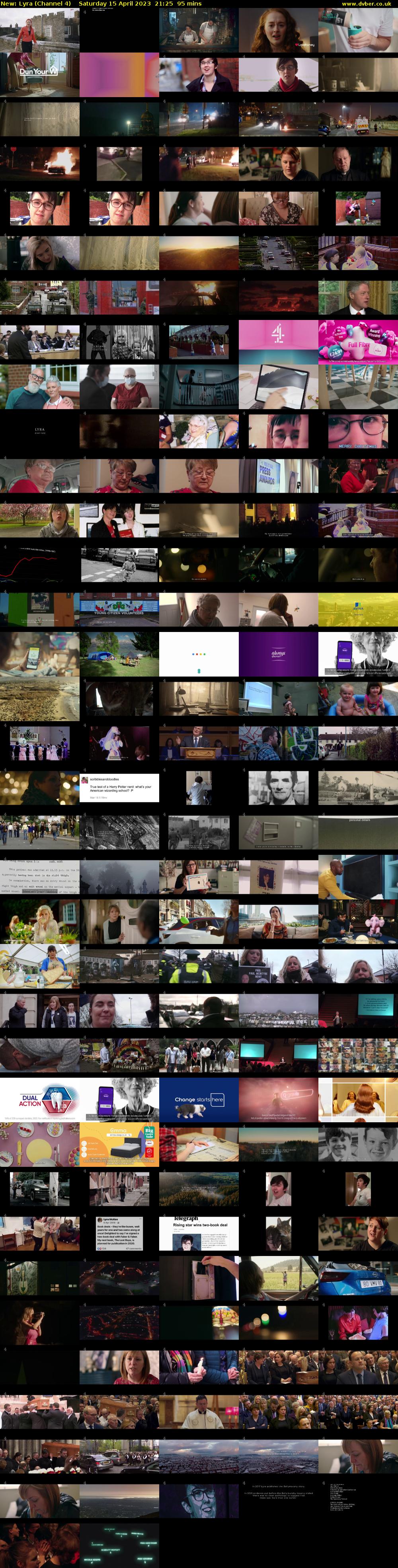 Lyra (Channel 4) Saturday 15 April 2023 21:25 - 23:00