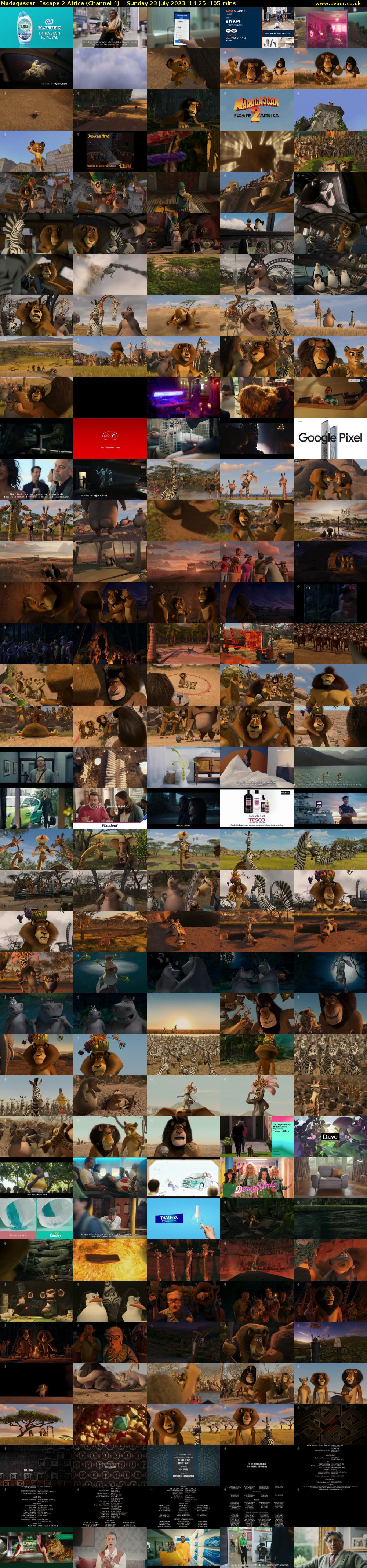 Madagascar: Escape 2 Africa (Channel 4) Sunday 23 July 2023 14:25 - 16:10