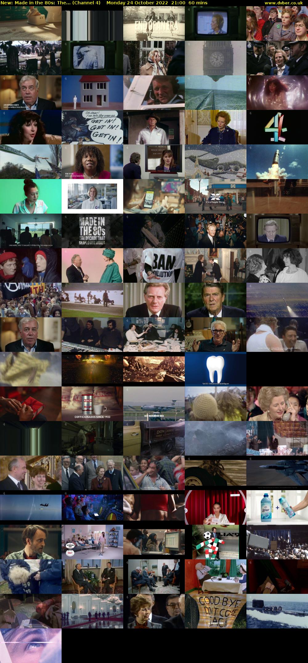 Made in the 80s: The... (Channel 4) Monday 24 October 2022 21:00 - 22:00