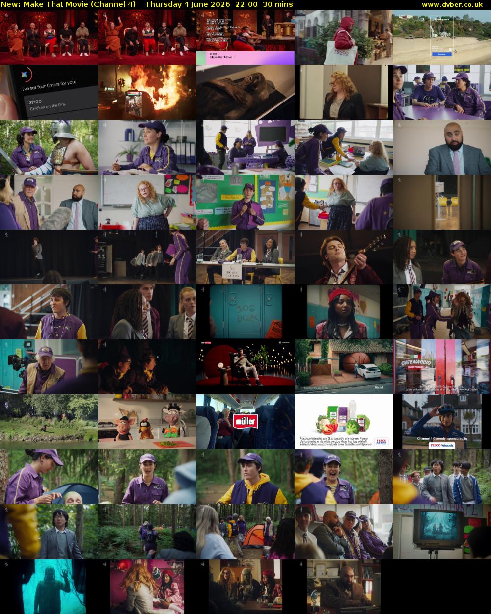 Make That Movie (Channel 4) Thursday 4 June 2026 22:00 - 22:30