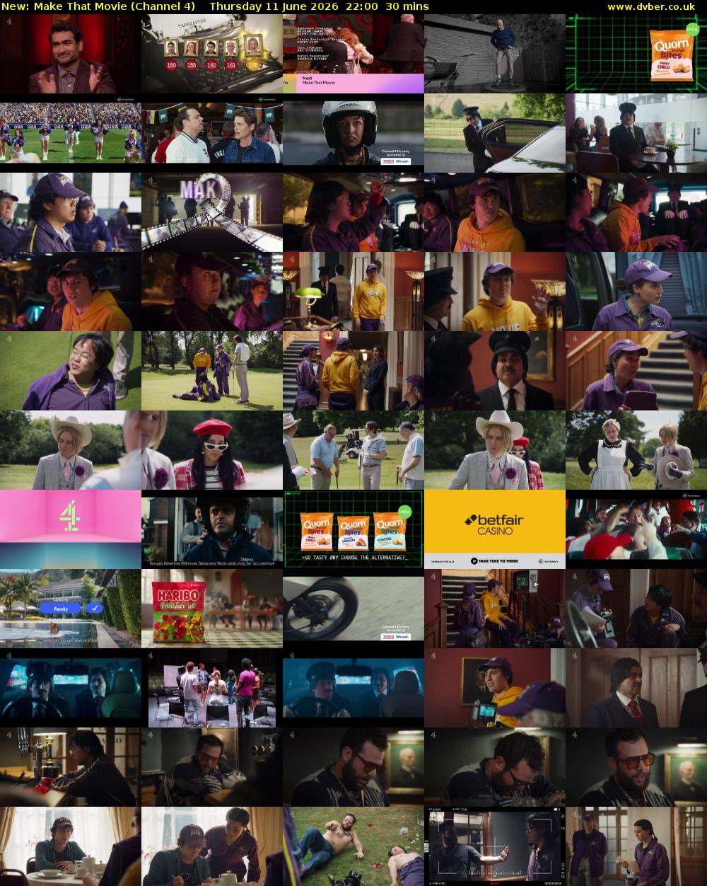 Make That Movie (Channel 4) Thursday 11 June 2026 22:00 - 22:30