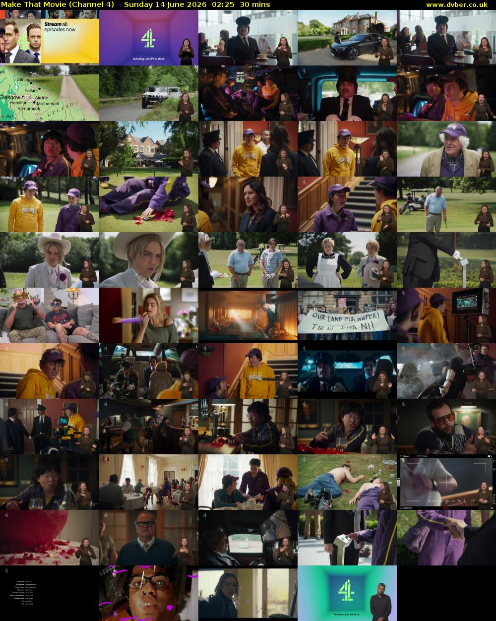 Make That Movie (Channel 4) Sunday 14 June 2026 02:25 - 02:55