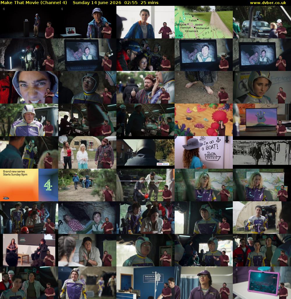 Make That Movie (Channel 4) Sunday 14 June 2026 02:55 - 03:20