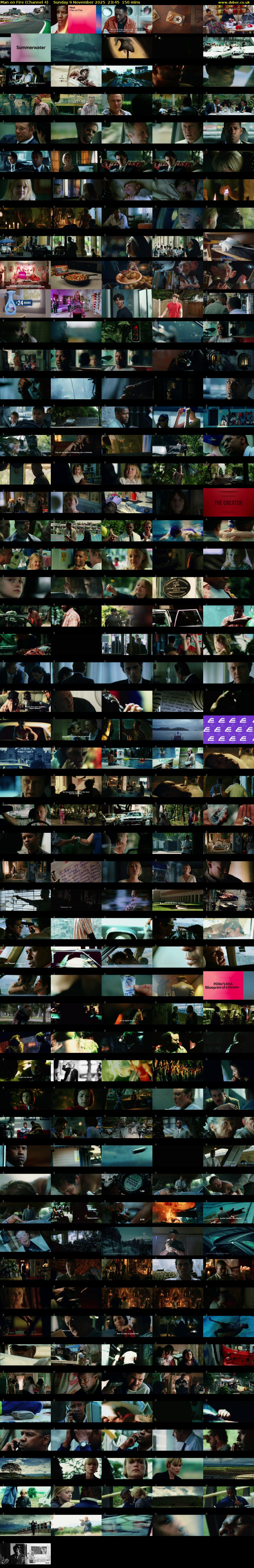 Man on Fire (Channel 4) Sunday 9 November 2025 23:45 - 02:15