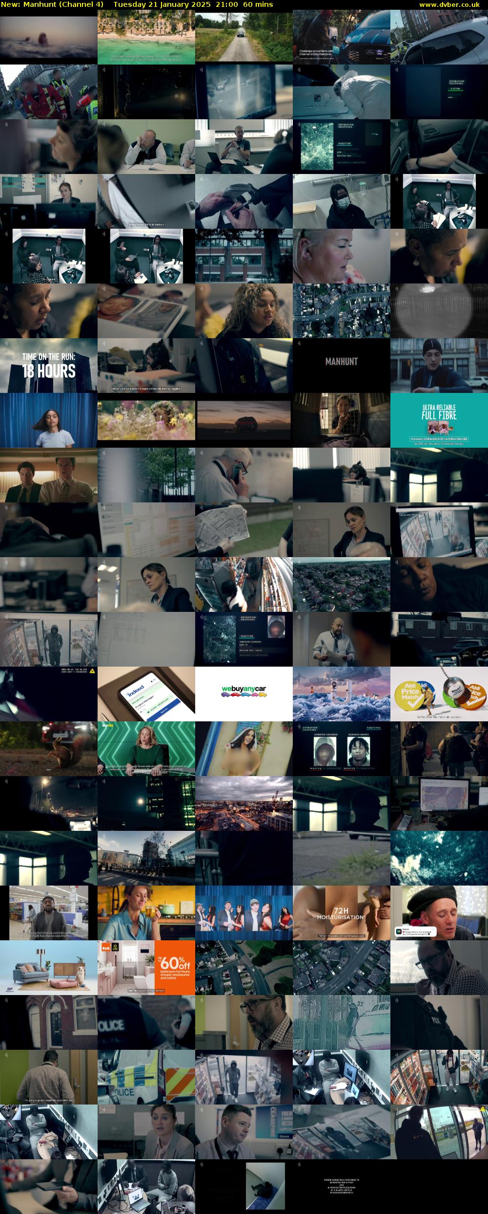 Manhunt (Channel 4) Tuesday 21 January 2025 21:00 - 22:00