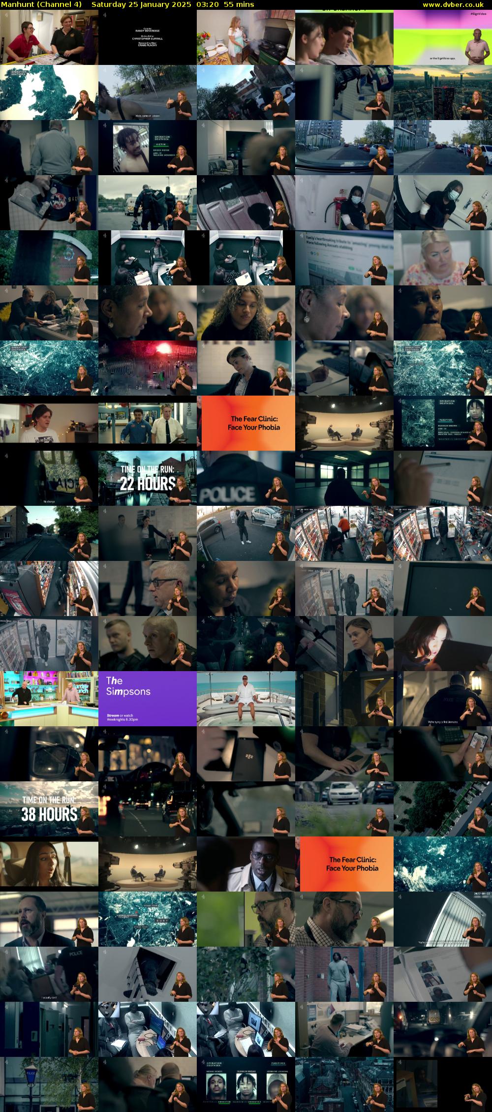 Manhunt (Channel 4) Saturday 25 January 2025 03:20 - 04:15