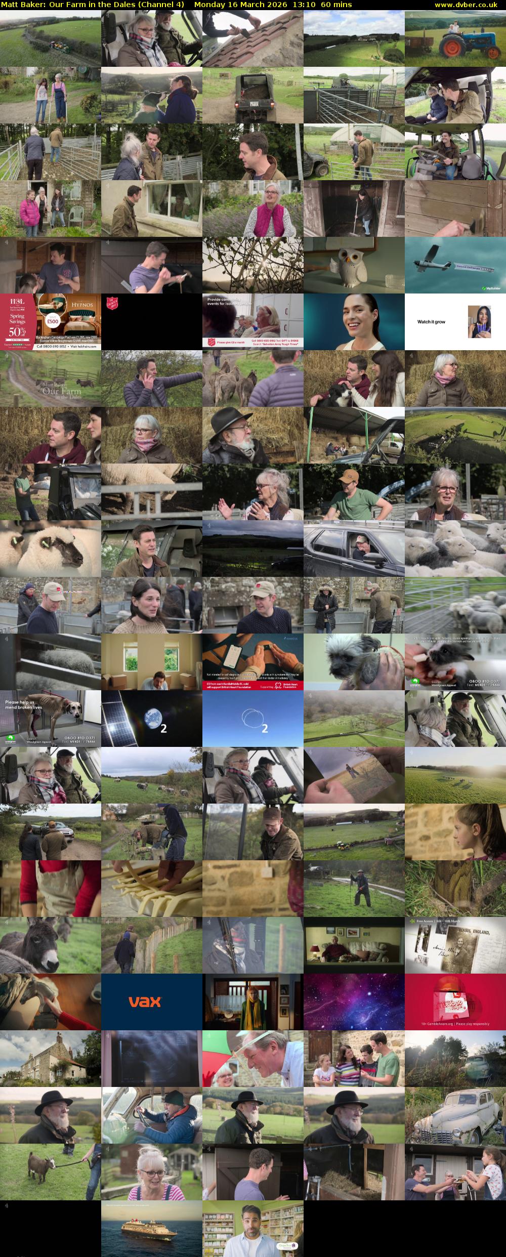Matt Baker: Our Farm in the Dales (Channel 4) Monday 16 March 2026 13:10 - 14:10