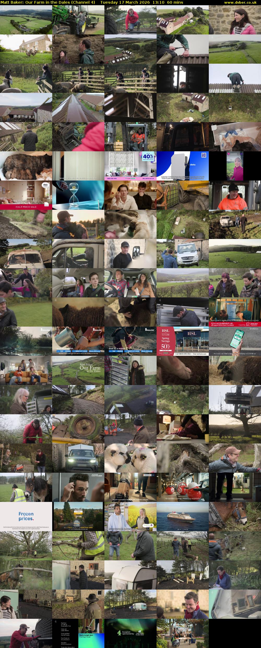 Matt Baker: Our Farm in the Dales (Channel 4) Tuesday 17 March 2026 13:10 - 14:10
