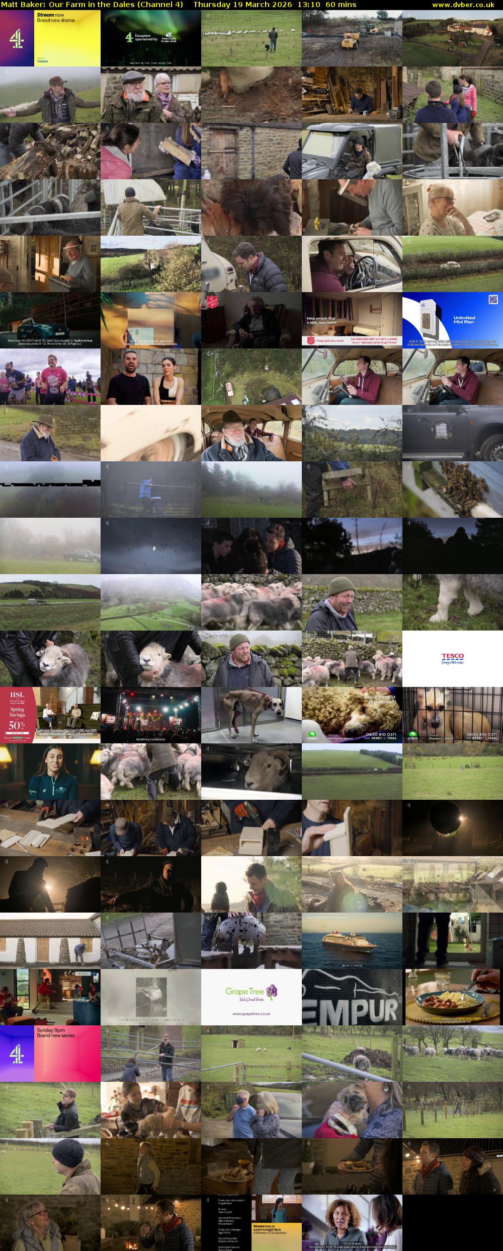Matt Baker: Our Farm in the Dales (Channel 4) Thursday 19 March 2026 13:10 - 14:10