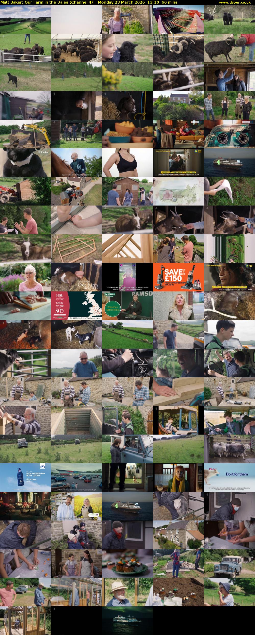 Matt Baker: Our Farm in the Dales (Channel 4) Monday 23 March 2026 13:10 - 14:10