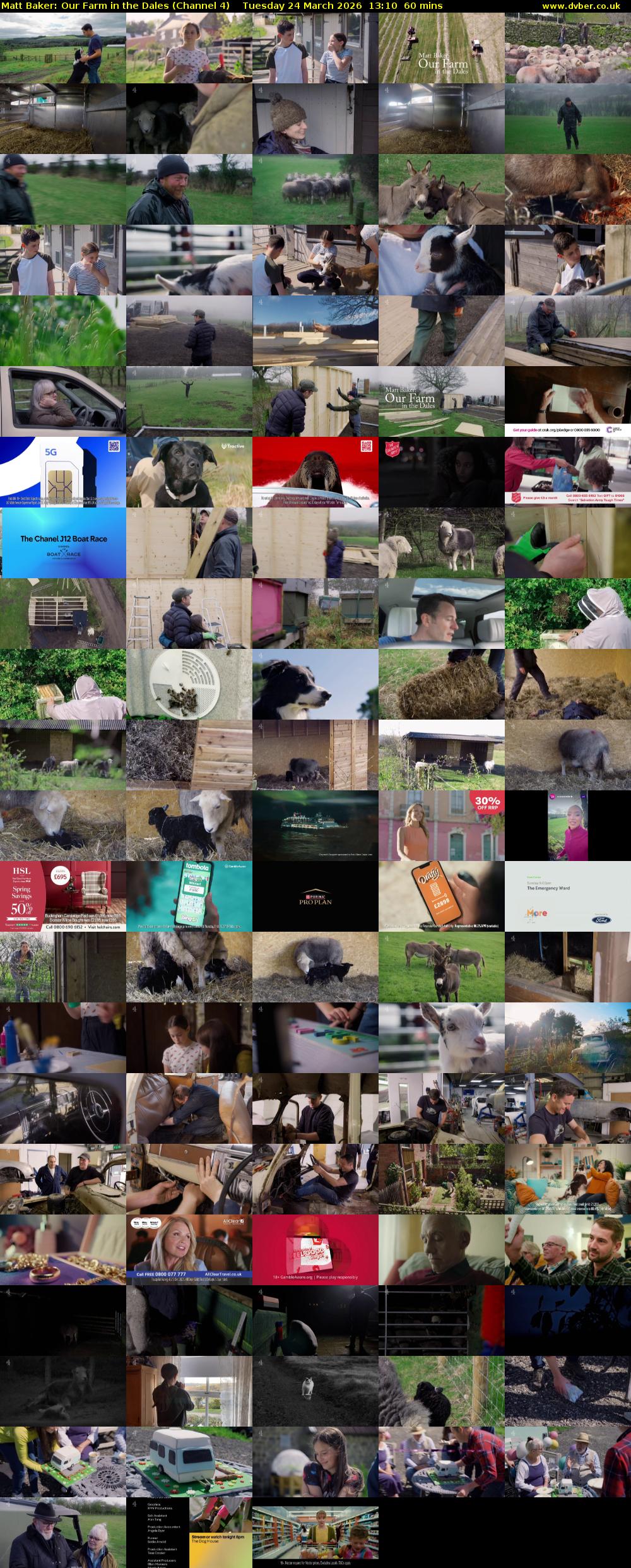 Matt Baker: Our Farm in the Dales (Channel 4) Tuesday 24 March 2026 13:10 - 14:10