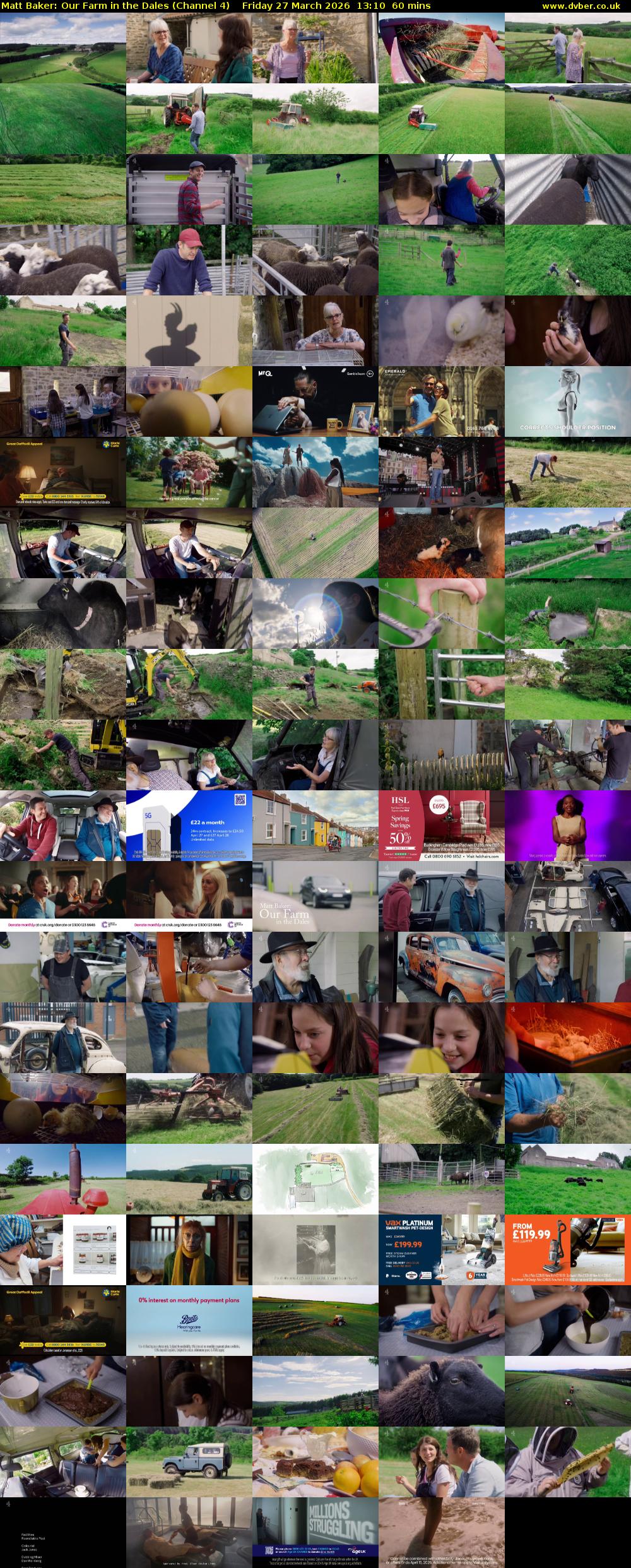 Matt Baker: Our Farm in the Dales (Channel 4) Friday 27 March 2026 13:10 - 14:10