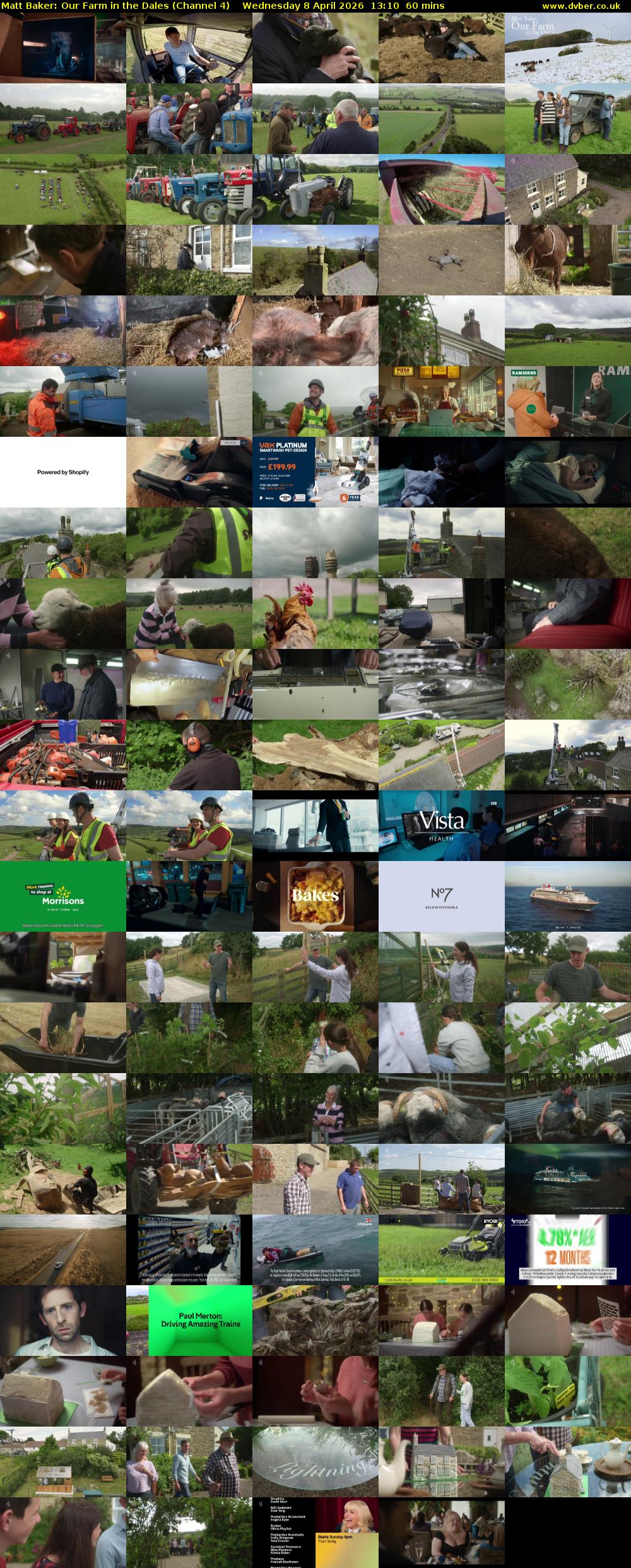 Matt Baker: Our Farm in the Dales (Channel 4) Wednesday 8 April 2026 13:10 - 14:10