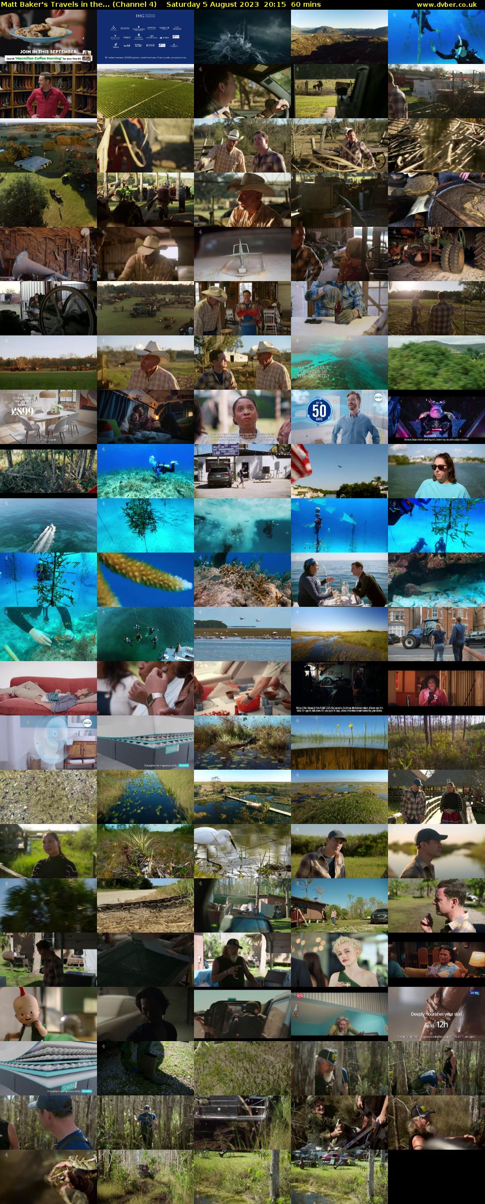 Matt Baker's Travels in the... (Channel 4) Saturday 5 August 2023 20:15 - 21:15