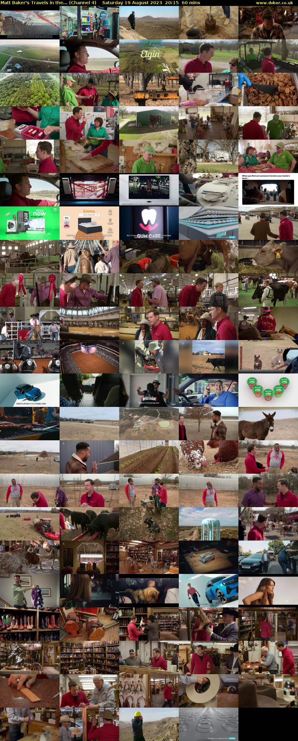 Matt Baker's Travels in the... (Channel 4) Saturday 19 August 2023 20:15 - 21:15