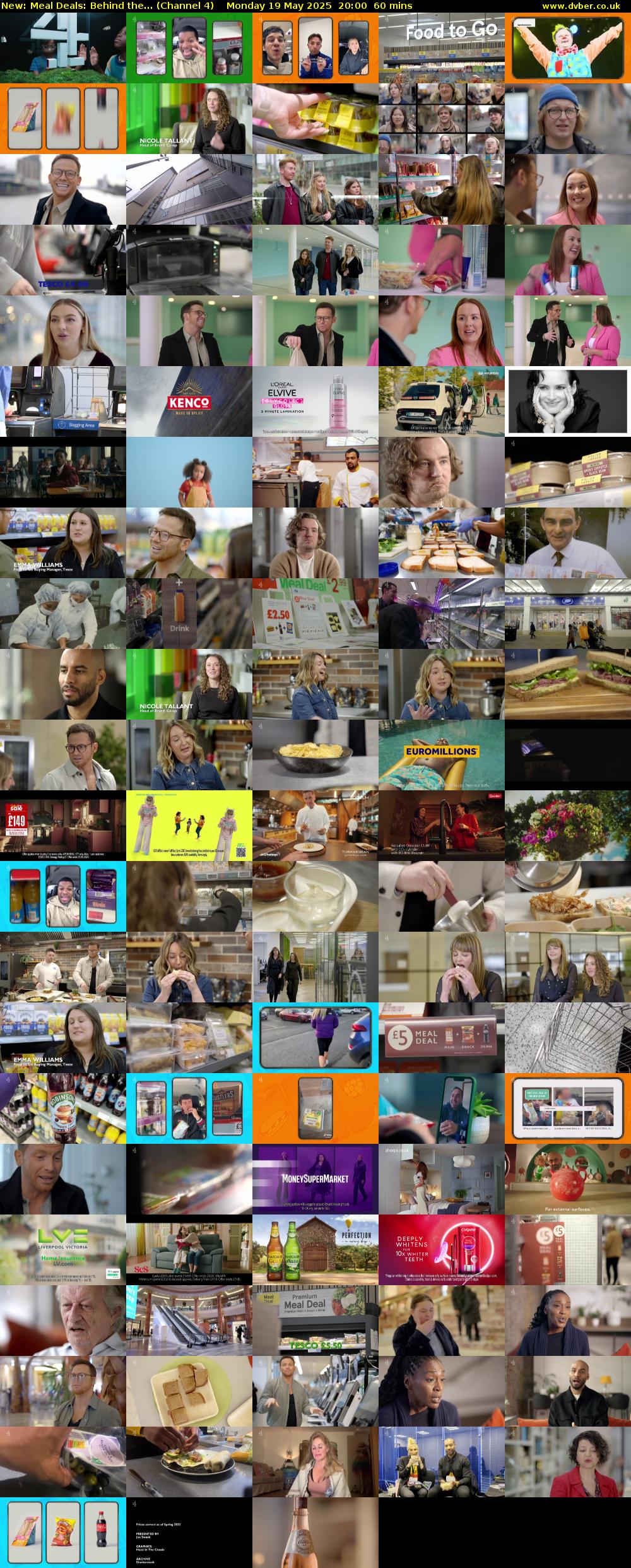 Meal Deals: Behind the... (Channel 4) Monday 19 May 2025 20:00 - 21:00