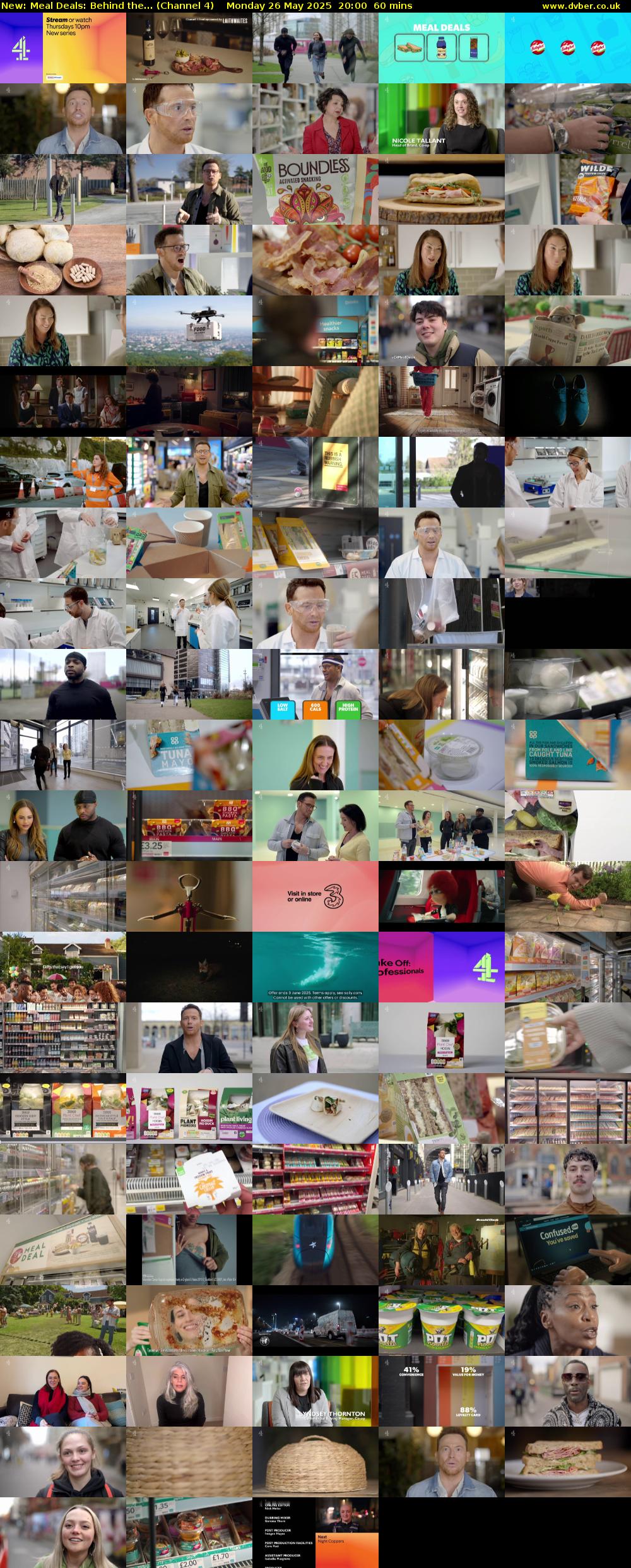 Meal Deals: Behind the... (Channel 4) Monday 26 May 2025 20:00 - 21:00