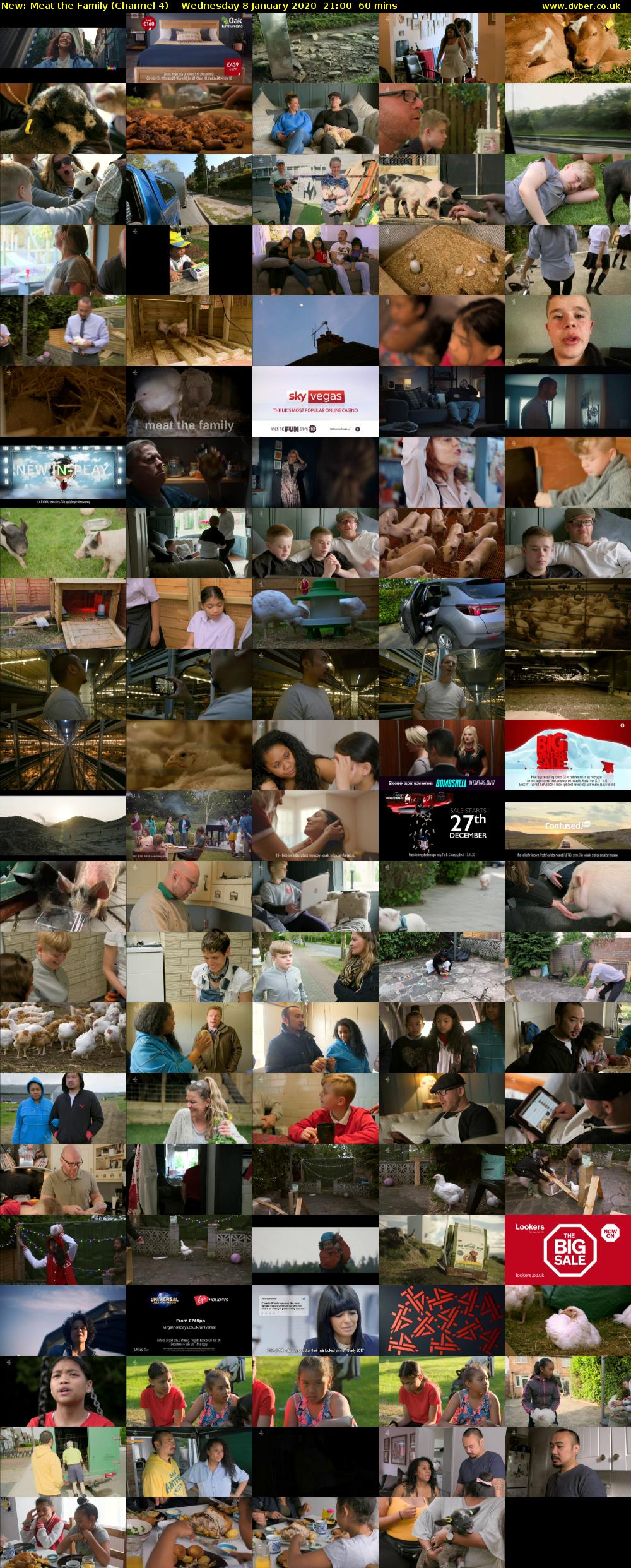 Meat the Family (Channel 4) Wednesday 8 January 2020 21:00 - 22:00
