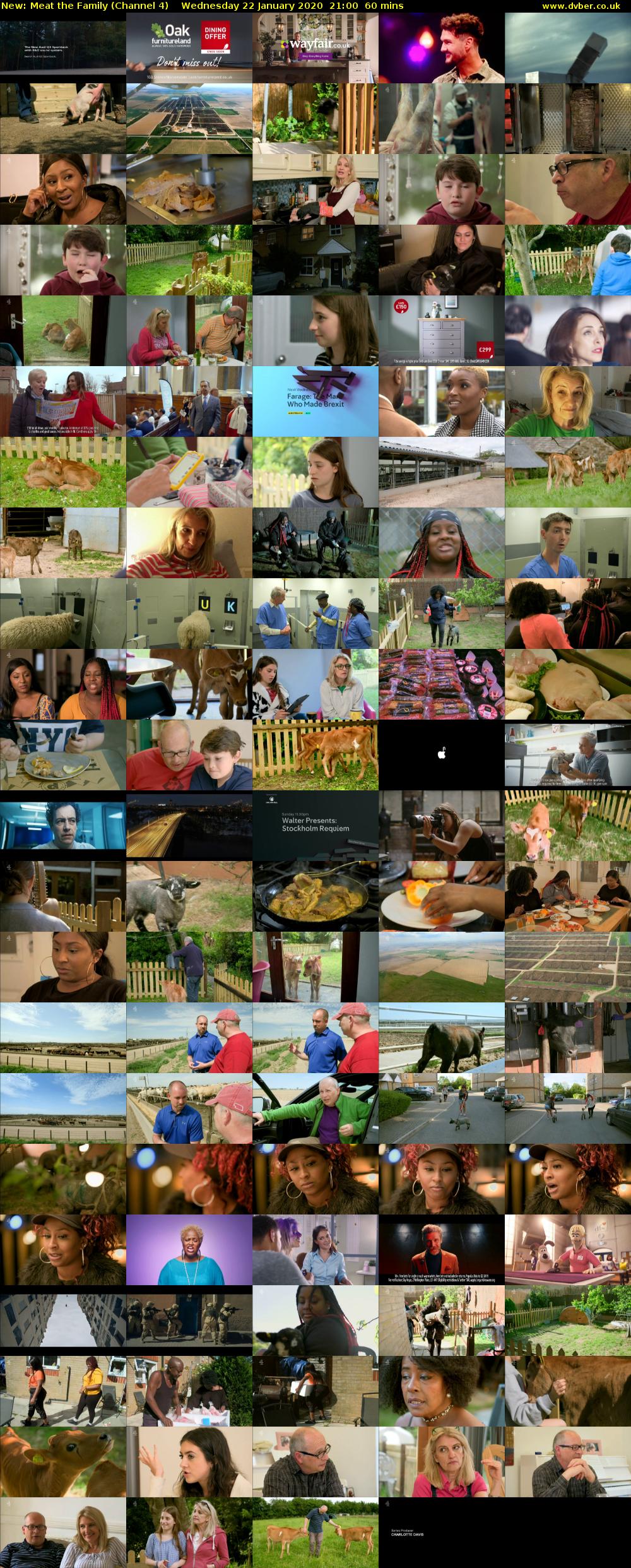 Meat the Family (Channel 4) Wednesday 22 January 2020 21:00 - 22:00