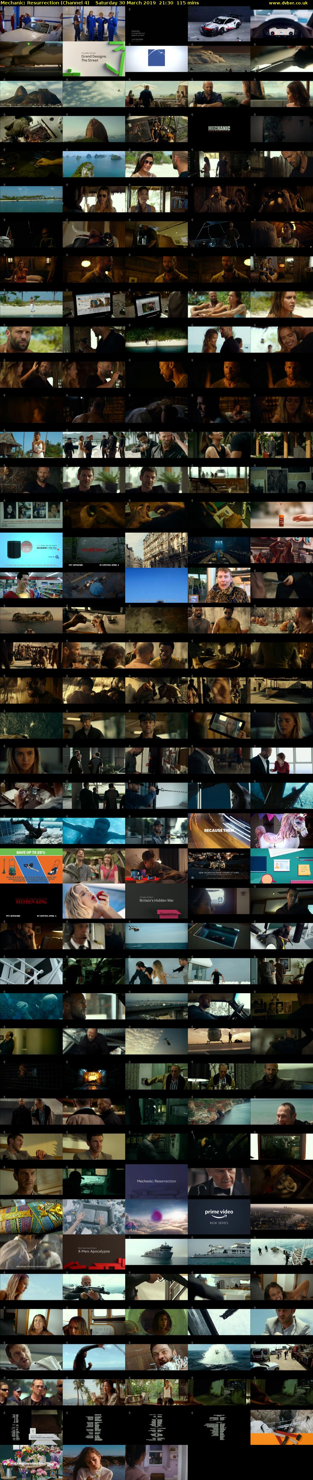 Mechanic: Resurrection (Channel 4) Saturday 30 March 2019 21:30 - 23:25