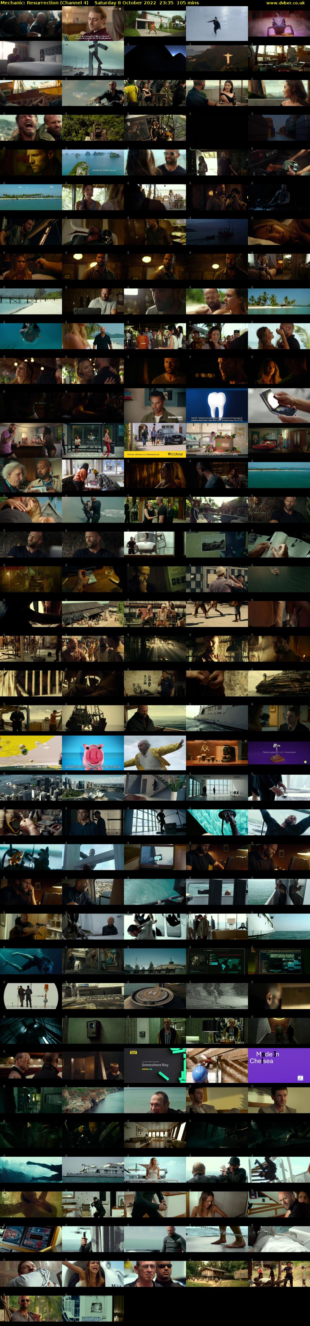 Mechanic: Resurrection (Channel 4) Saturday 8 October 2022 23:35 - 01:20