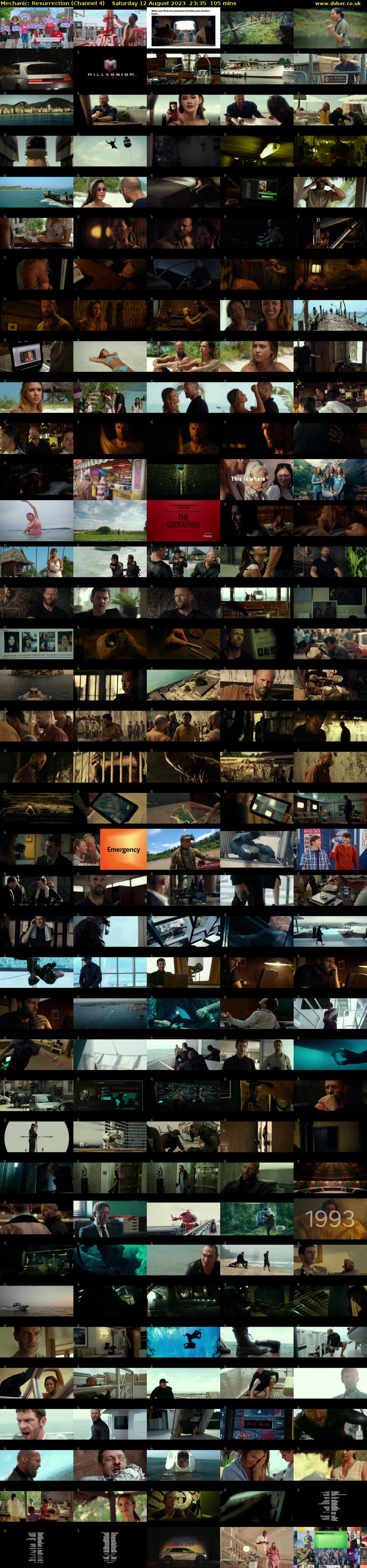 Mechanic: Resurrection (Channel 4) Saturday 12 August 2023 23:35 - 01:20