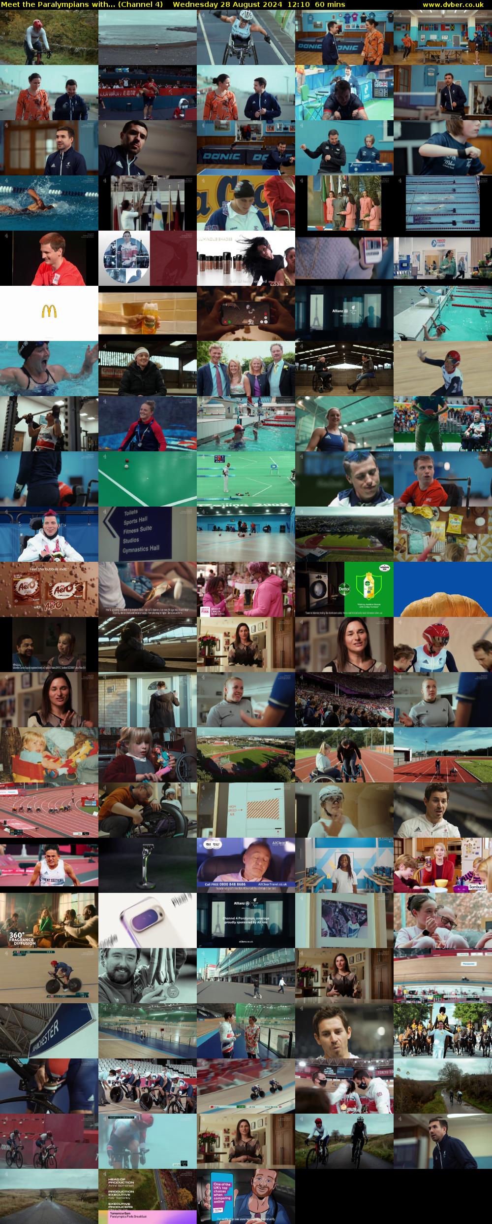 Meet the Paralympians with... (Channel 4) Wednesday 28 August 2024 12:10 - 13:10