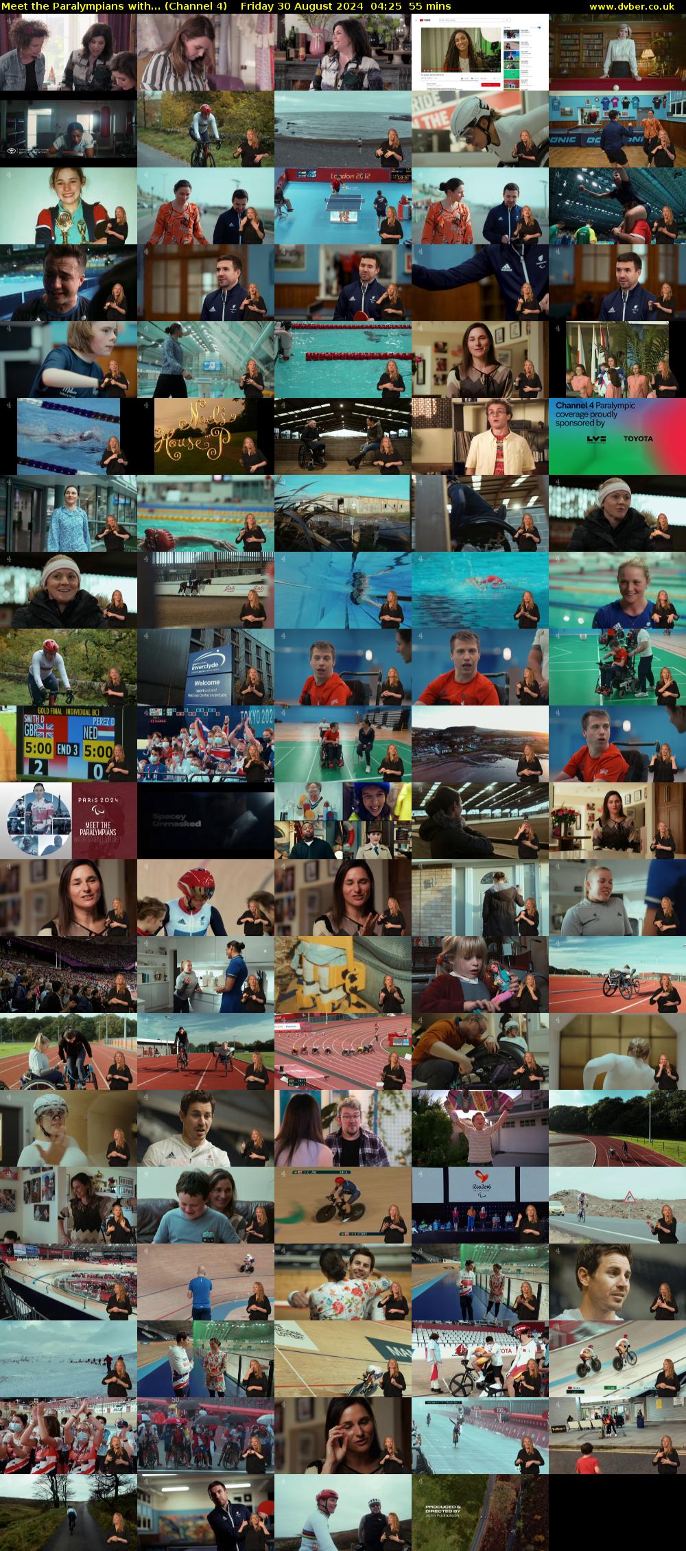 Meet the Paralympians with... (Channel 4) Friday 30 August 2024 04:25 - 05:20