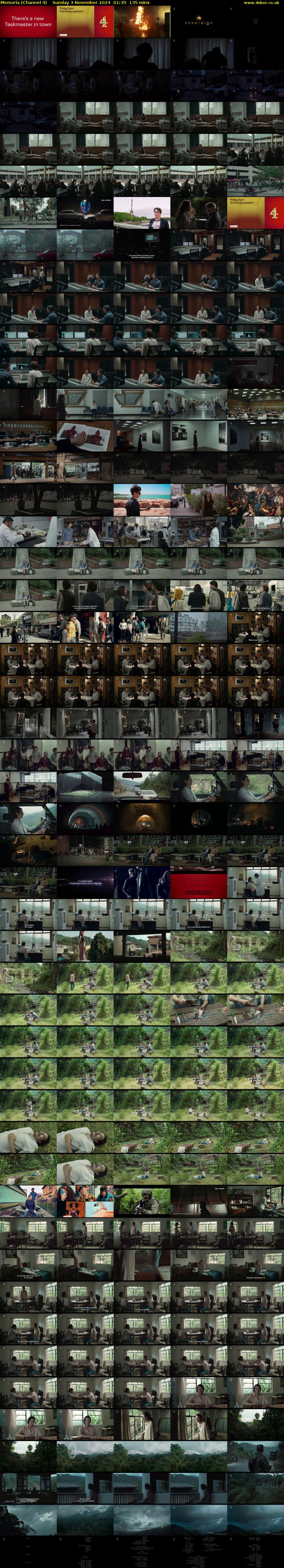 Memoria (Channel 4) Sunday 3 November 2024 01:35 - 03:50