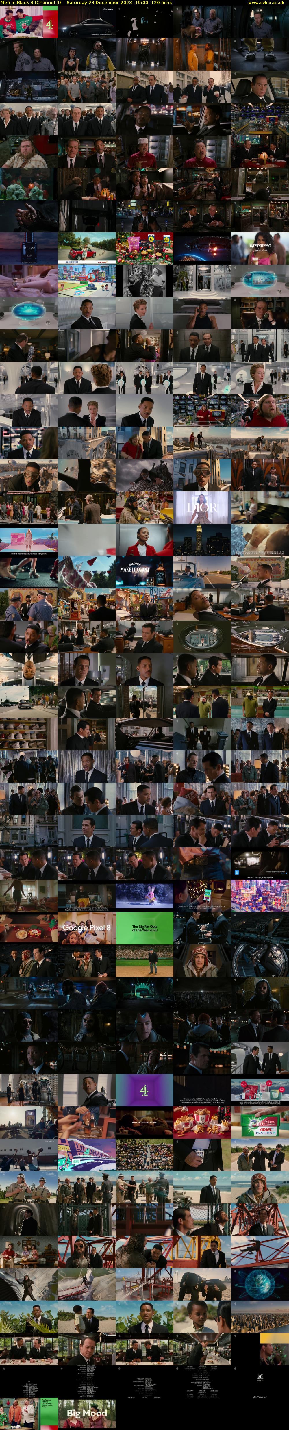 Men in Black 3 (Channel 4) Saturday 23 December 2023 19:00 - 21:00