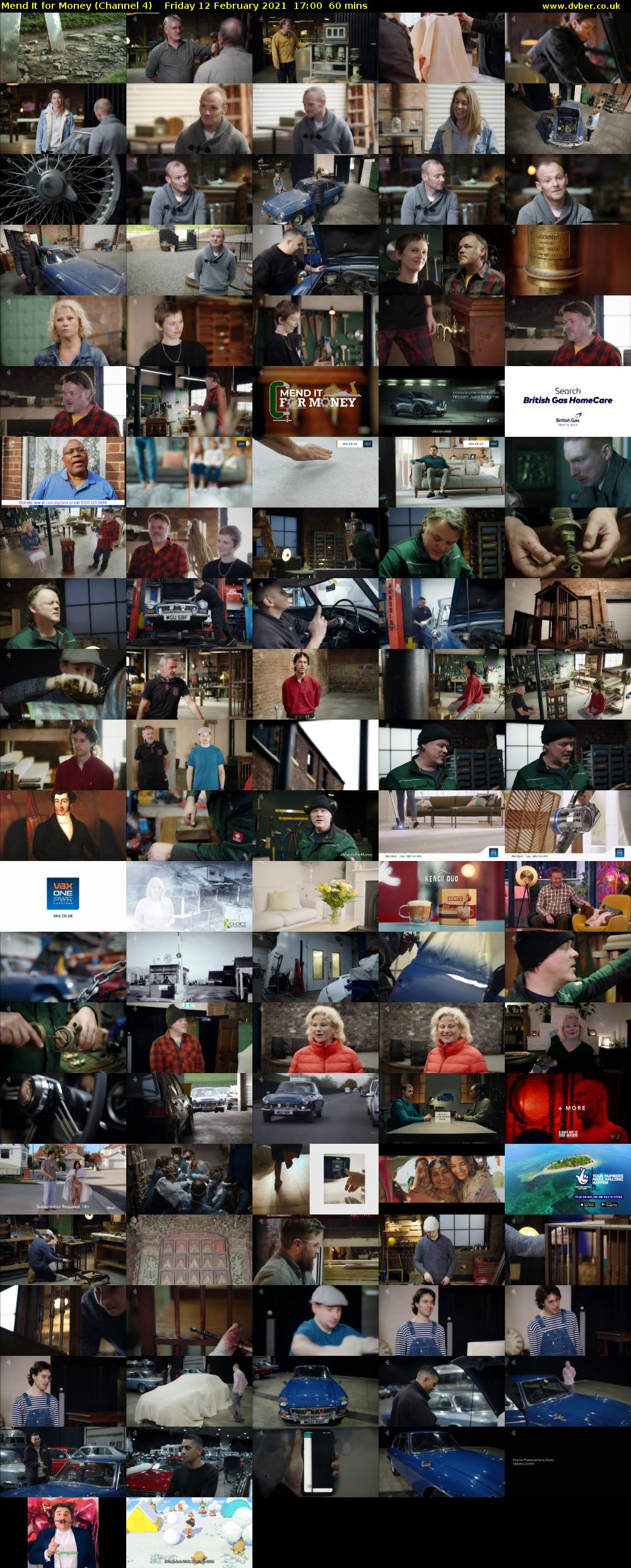 Mend It for Money (Channel 4) Friday 12 February 2021 17:00 - 18:00