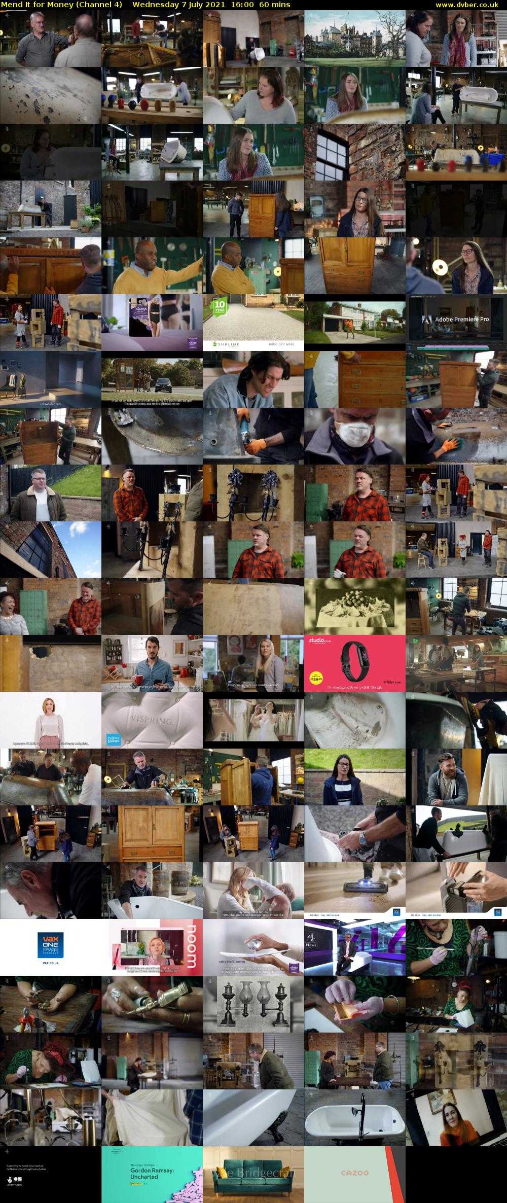 Mend It for Money (Channel 4) Wednesday 7 July 2021 16:00 - 17:00