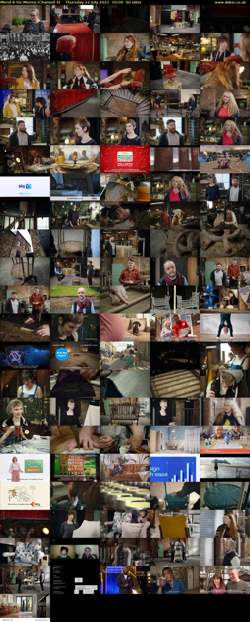 Mend It for Money (Channel 4) Thursday 22 July 2021 16:00 - 17:00