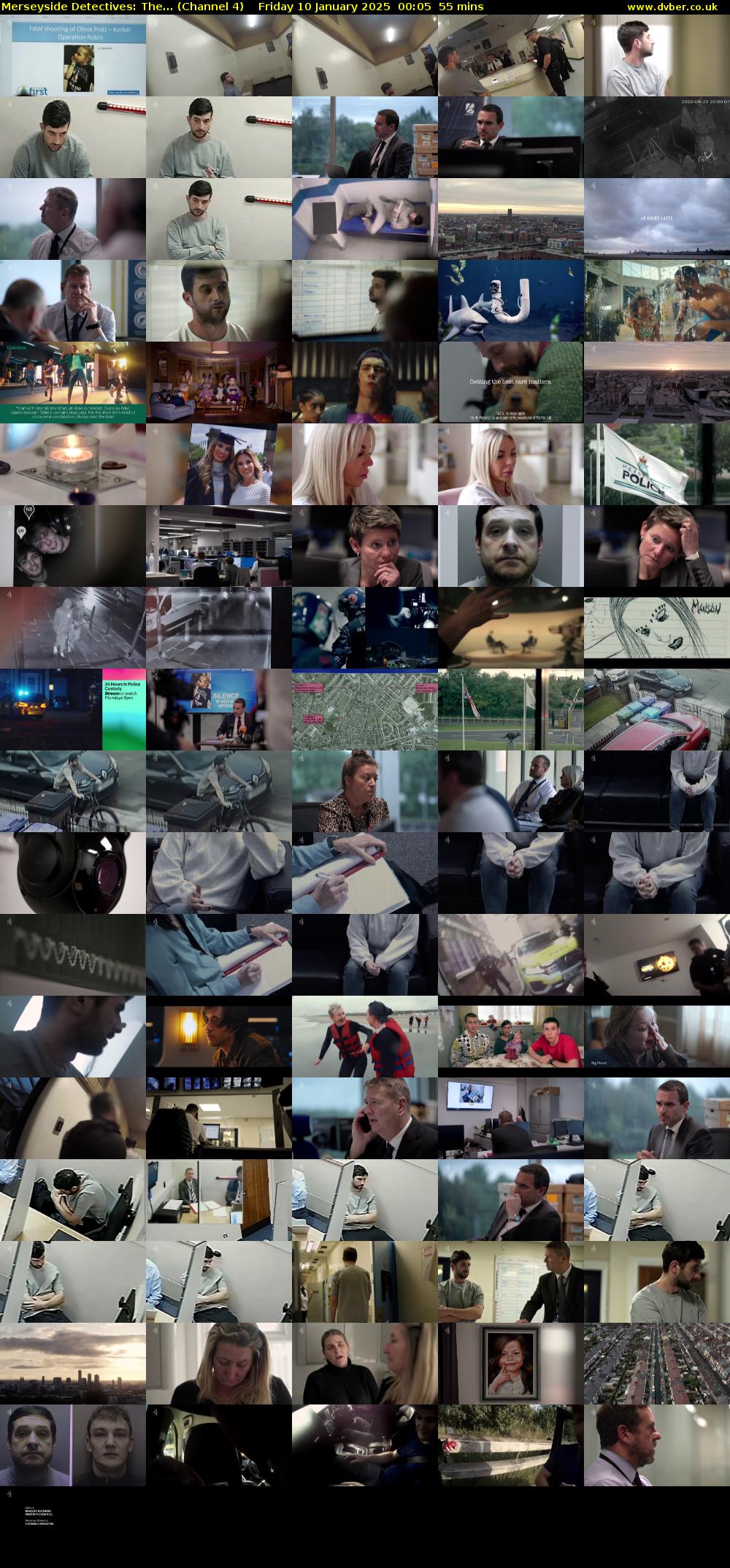 Merseyside Detectives: The... (Channel 4) Friday 10 January 2025 00:05 - 01:00