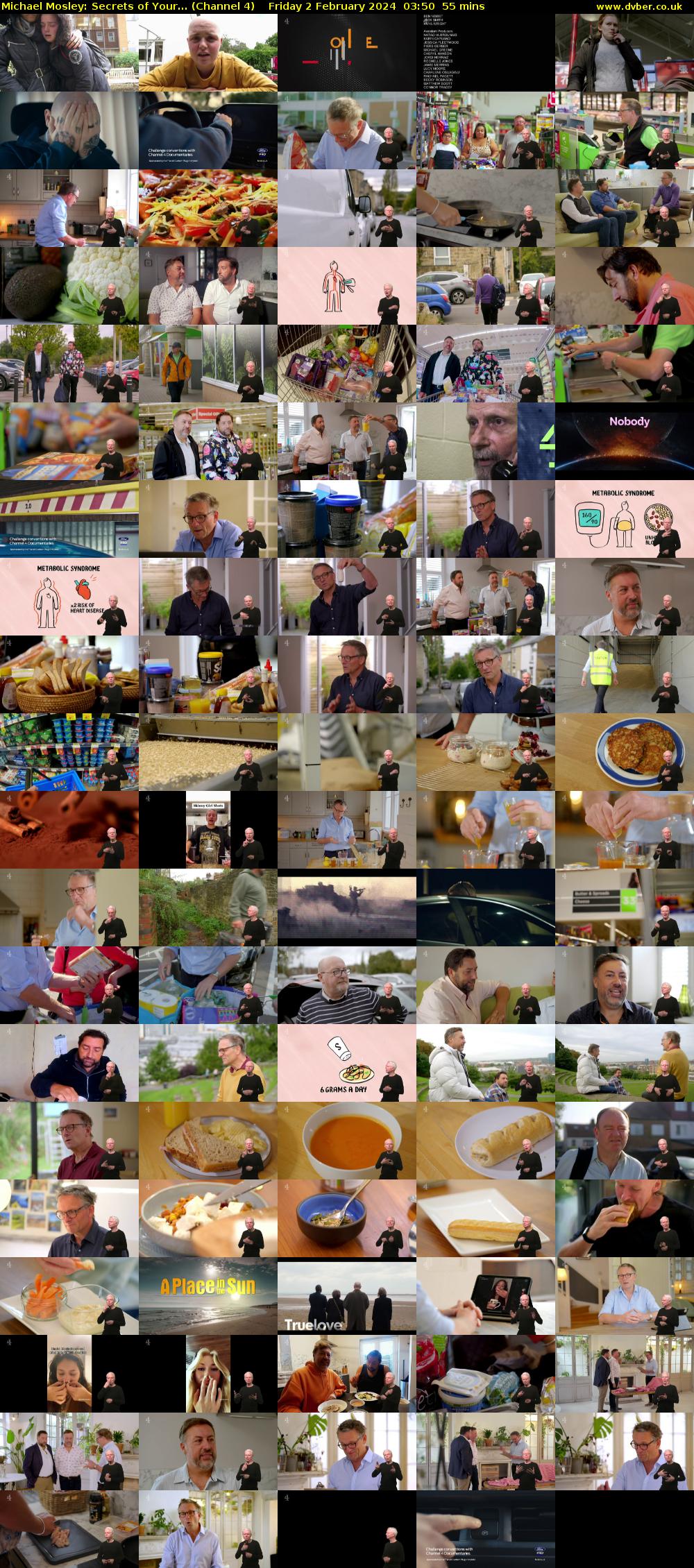 Michael Mosley: Secrets of Your... (Channel 4) Friday 2 February 2024 03:50 - 04:45