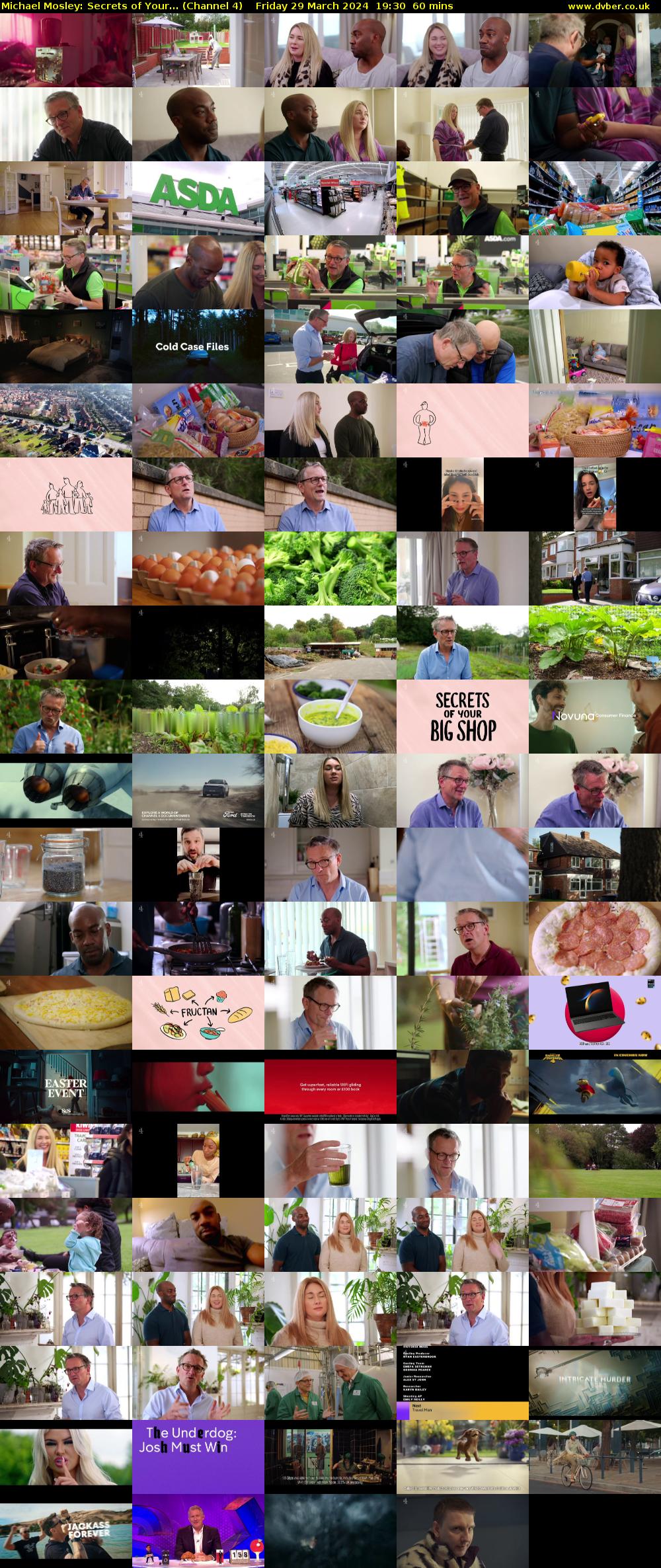 Michael Mosley: Secrets of Your... (Channel 4) Friday 29 March 2024 19:30 - 20:30